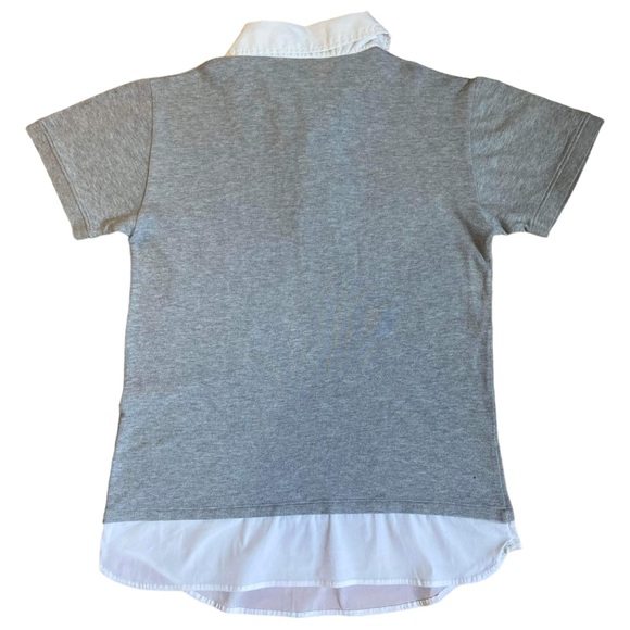 Grey & White Yve Saint Laurent Polo (YSL) (S) - Picture 2 of 6